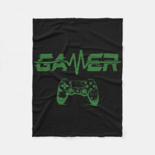 Cobertor De Velo Gamer Heartbeat Videos games Jogos Meninos