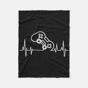 Cobertor De Velo Gamer Heartbeat Videos games Meninos Jovens Menino