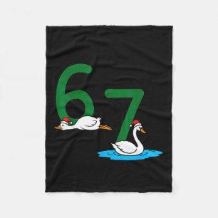 Cobertor De Velo Gansos Pondo Cisnes Nadando 67 Seis Gansos Sete