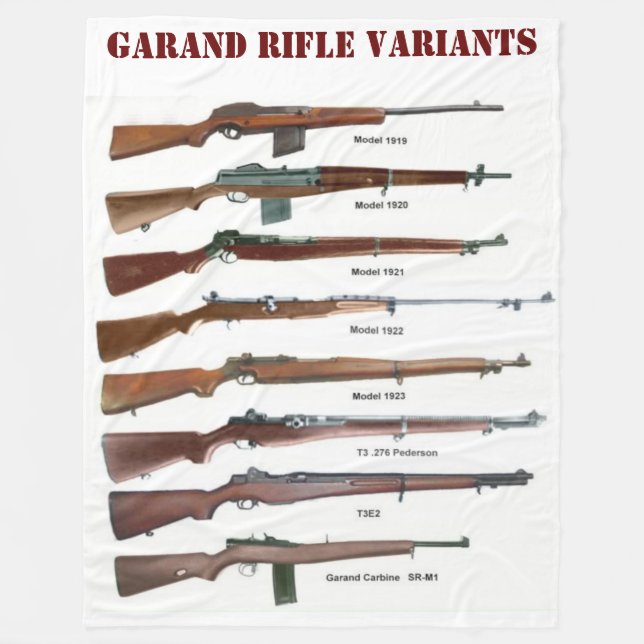 COBERTOR DE VELO GARAND RIFLE VARIANTES (Frente)