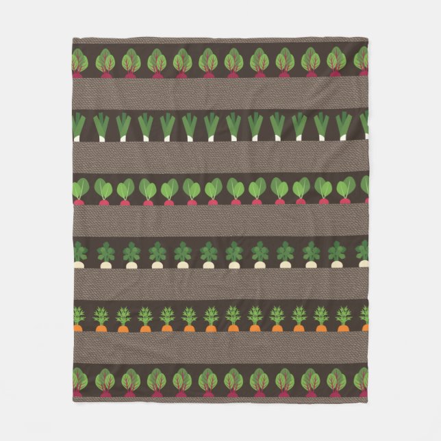 Cobertor De Velo Garden Beds Fleece Blanket (Frente)