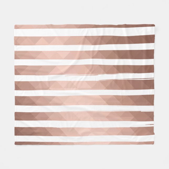 Cobertor De Velo Garota branca rosa-rosa moderna (Frente (Horizontal))