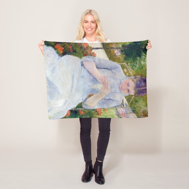 Cobertor De Velo Garota no Jardim, Mary Cassatt (In Situ)
