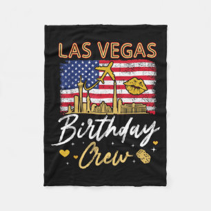 Cobertor De Velo Garotas Família Las Vegas Equipe de Aniversário Es