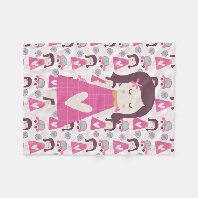 Cobertor De Velo Garotas indo a lugares (Frente (Horizontal))