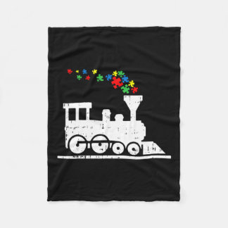 Cobertor De Velo Garotos Fofos, Quebra-cabeça de Comboio, Autismo, 