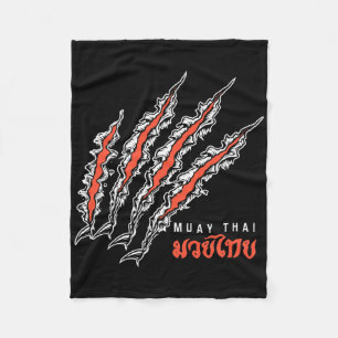 Cobertor De Velo Garra de Tigre Muay Thai Mma Luta de Rua Kickboxin