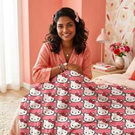 Cobertor De Velo Gatinha