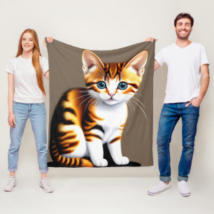 Cobertor De Velo Gatinho Fofo e Felpudo, Gato