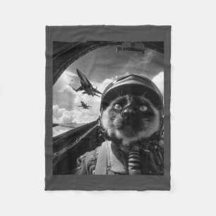 Cobertor De Velo Gato Avião Piloto de Jato Selfie Siamês Meme de Lu