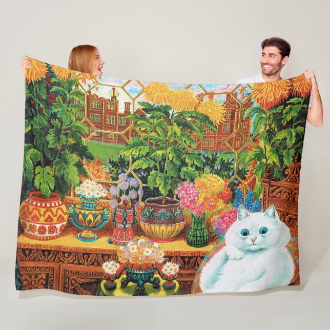 Cobertor De Velo Gato Botânico, Louis Wain (In Situ)