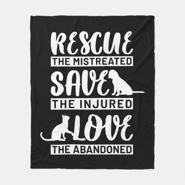 Cobertor De Velo Gato de Cão (Frente)