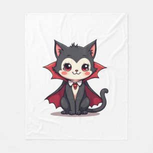Cobertor De Velo Gato de Vampiro - Teto de Pet de Halloween