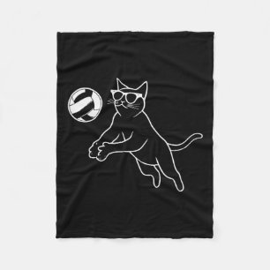 Cobertor De Velo Gato de Voleibol Vestido