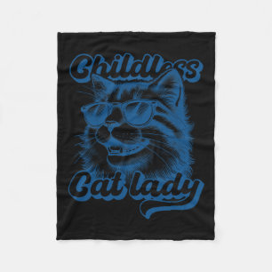 Cobertor De Velo Gato Engraçado de Gato Infantil