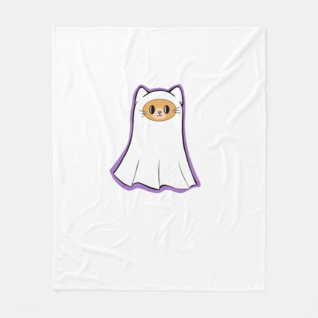 Cobertor De Velo gato fantasma Classic T-Shirt_3 (Frente)