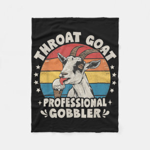 Cobertor De Velo Gato-Garganta Retro Inapropriado Humor Adulto Engr