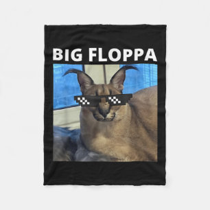 Cobertor De Velo Gato Grande Floppa Meme
