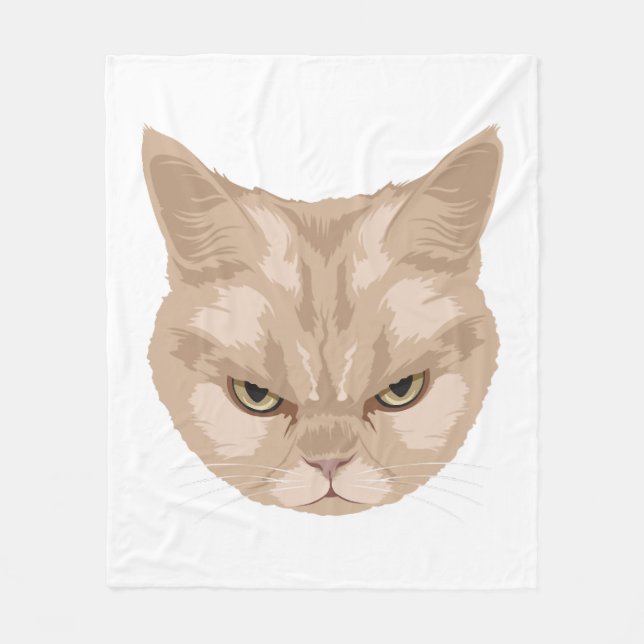 Cobertor De Velo Gato Grumpy (Frente)