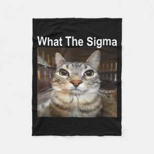 Cobertor De Velo Gato Meme Engraçado Qual é o Sigma Citação de Meme