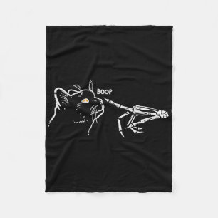 Cobertor De Velo Gato Negro Skelover Boop Halloween Mulheres de est