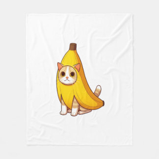 Cobertor De Velo Gato no Figurino da Banana