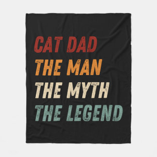 Cobertor De Velo Gato Pai O Homem A Lenda