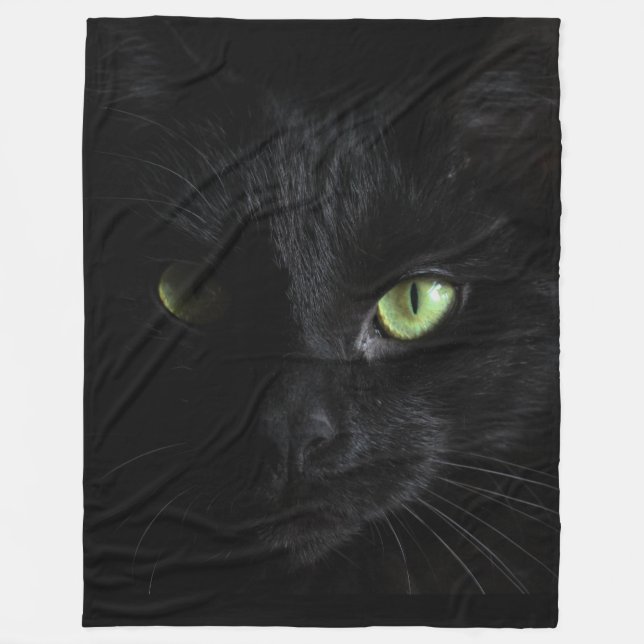 COBERTOR DE VELO GATO PRETO (Frente)