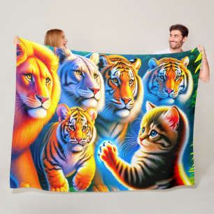 Cobertor De Velo Gatos