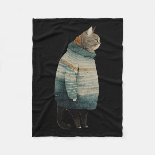 Cobertor De Velo Gatos De Natal Divertimos Gatinho Gato De Cinza De