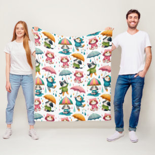 Cobertor De Velo Gatos e Cachorros Caçadores Cutinhos com Guarda-ch