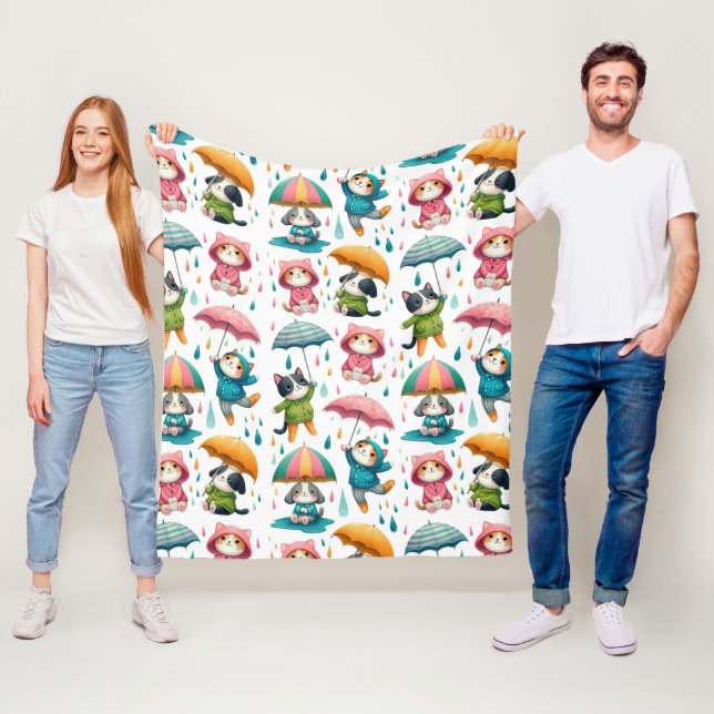 Cobertor De Velo Gatos e Cachorros Caçadores Cutinhos com Guarda-ch (In Situ)