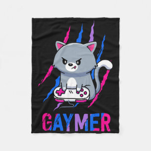 Cobertor De Velo Gaymer Biual - Orgulho de Geek Lgbt - Ampliação do