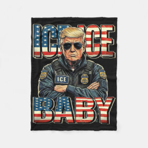 Cobertor De Velo Gelo Gelo Por Trump Engraçado Meme Trump 2026 Retr