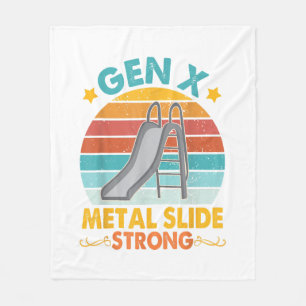 Cobertor De Velo Gen Funny X Generation Sarcasm Gen X Metal Slide A
