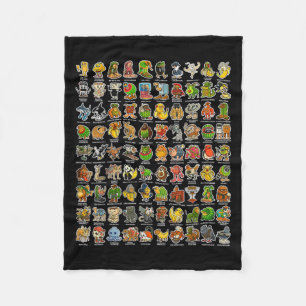 Cobertor De Velo Gen Z Funny Meme 90 Brainrot Char