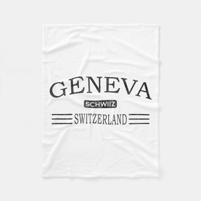 Cobertor De Velo Genebra suíça - genebra suíça -  (Frente)