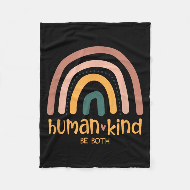 Cobertor De Velo Gentileza Igualdade Humanidade (Frente)