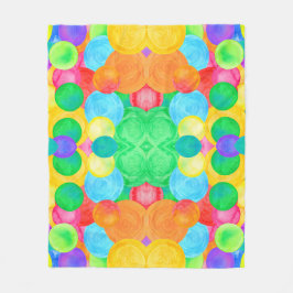 Cobertor De Velo Geometric Magical abstract color art