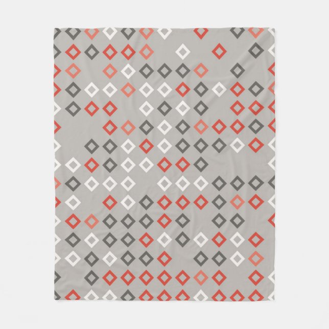 Cobertor De Velo Geometric pattern design abstract, art, background (Frente)