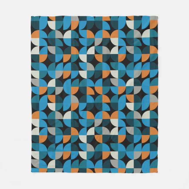 Cobertor De Velo Geometric seamless mosaic tiles pattern, backgroun (Frente)