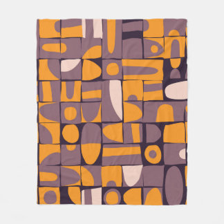 Cobertor De Velo Geométrico de Disquete: Padrão de Formas de Vintag