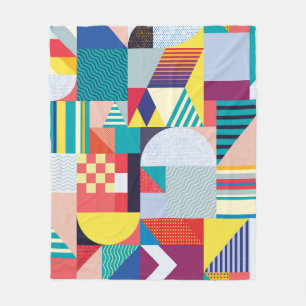 Cobertor De Velo Geométrico Decorativo: Padrão de Abstrato de Vinta