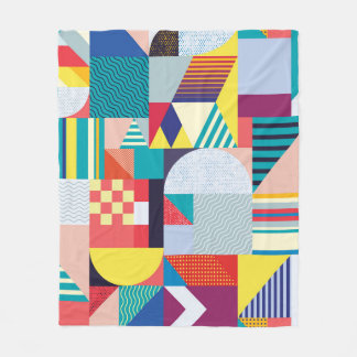 Cobertor De Velo Geométrico Decorativo: Padrão de Abstrato de Vinta