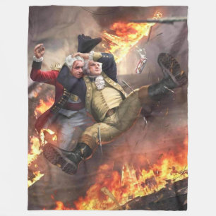COBERTOR DE VELO GEORGE WASHINGTON DEFEITE O BRITÂNICO