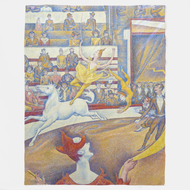 Cobertor De Velo Georges Seurat - O Circo (Frente)