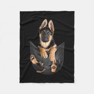 Cobertor De Velo german shepherd No Sopro De Cachorro Engraçado De