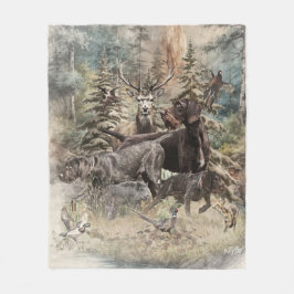 Cobertor De Velo German Wirehaired Pointer