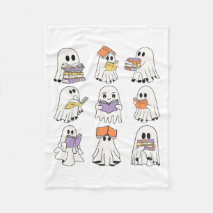 Cobertor De Velo Ghost Ghost Cole Leitura Livros Dias de as Bruxas