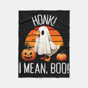 Cobertor De Velo Ghost Goose Honk I Quero Dizer Boo